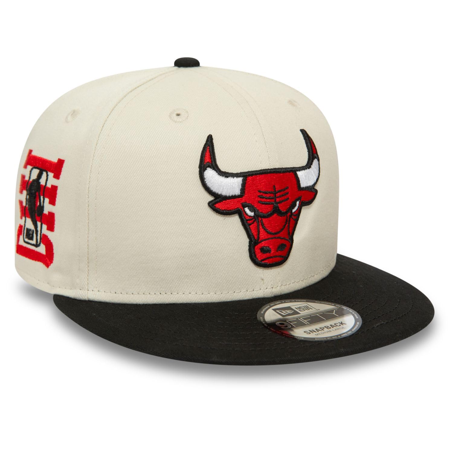 New Era 9Fifty Snapback Cap - NBA Chicago Bulls Ivory - S/M