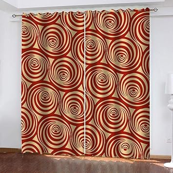 MUXIAND Cortina Anti Ruido Hilo Giratorio Cortinas Opacas Dormitorio