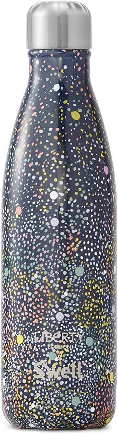 S'well Stainless Steel Water Bottle-17 Fl Oz -Polka Dot Degrade - Triple-Layered Vacuum-Insulated Containers Keeps Drinks Cold for 41 Hours and Hot for 18 - with No Condensation- PA Free Water Bottle