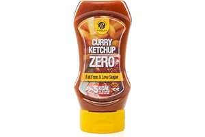 Rabeko Zero Sauce Curry Ketchup, 1 x 350 ml Fat-Free and Low-Sugar