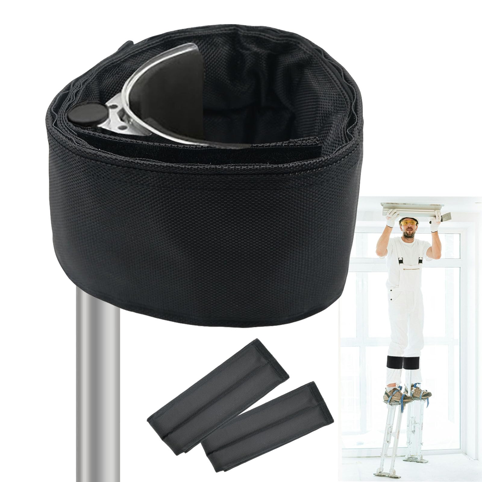 Photo 1 of 1 Pair Drywall Stilt Straps, Comfort Padded Wide Stilt Straps to Relieve Pressure, Stilt Leg Straps Work with Various Brands of Stilts