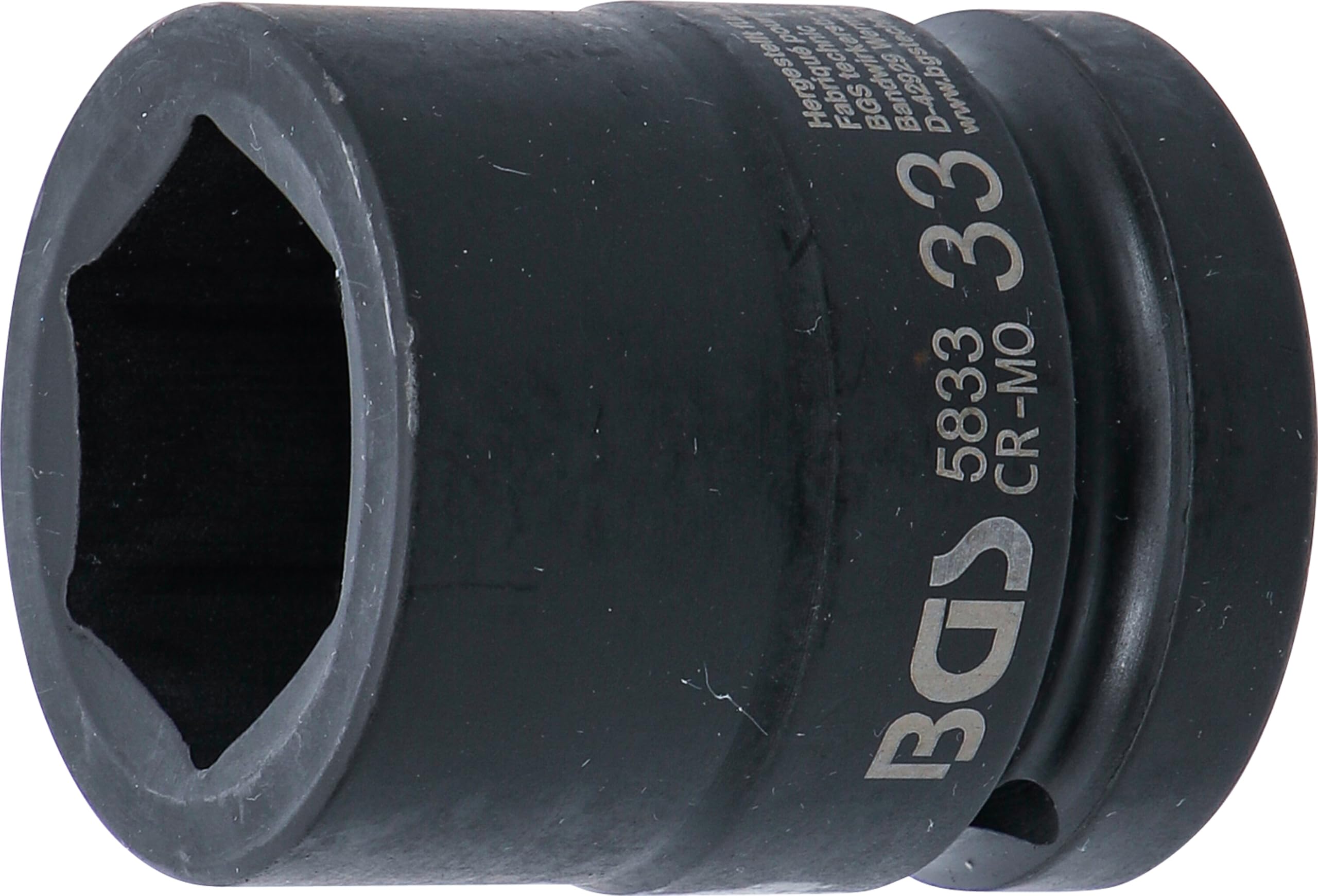 BGS 5833 | Impact Socket, Hexagon | 25 mm (1") Drive | 33 mm — image 1