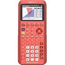 TI-84 Plus CE Calculadora gráfica colorida, coral (metálico