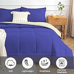 KeoWin Comforter Set King Size Bed 3 Piece