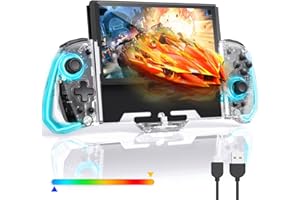 Switch Controller for Nintendo Switch/OLED, One-Piece Switch Controllers Replacement for Joycon, Handheld Switch Grip Remote 