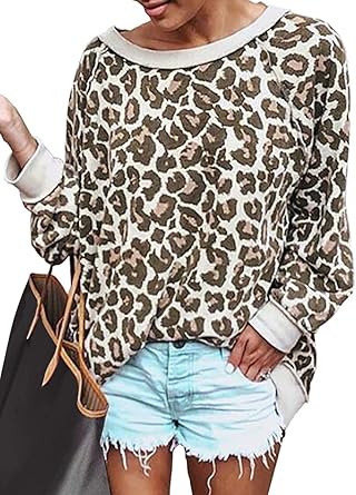 Sweatshirt leopard Clearance