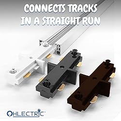 OhLectric Track Lighting - Straight Conduit Fitter