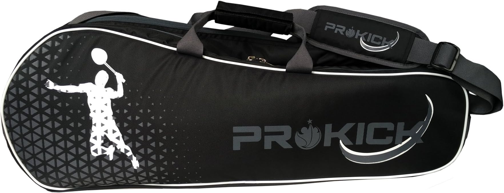 Prokick Badminton Kitbag with Double Zipper Compartments