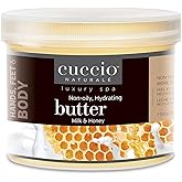 Cuccio Naturale Milk and Honey Butter Blend – Ultra Moisturizing Cream for Hands, Feet, and Body – 26 Ounces
