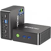 GMKtec Mini PC, G3 Ultra Intel Pentium Gold 7505 16GB LPDDR4 RAM 512GB SSD | Office Business Desktop Computer (Beats N100/N150), 4K Dual HDMI/USB3.2 Gen2 10Gbps/WiFi 6/BT5.2/2.5GbE