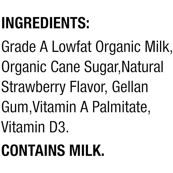 HORIZON ORGANIC SHELF STABLE 1% LOWFAT STRAWBERRY MILK BOXES, PACK OF 6 – 8G PROTEIN PER SERVING