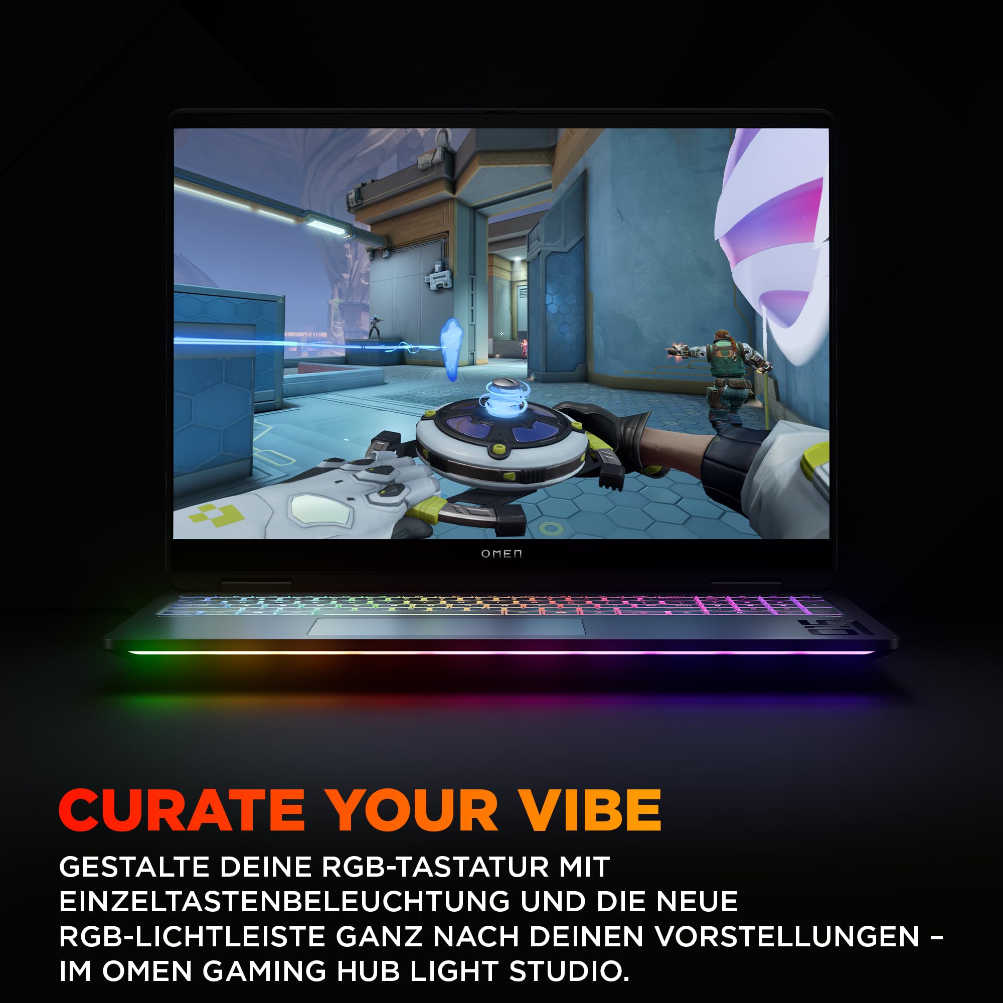 HP Omen MAX Gaming Laptop | 16 Zoll 2K Display 165Hz | Intel Ultra 9-275HX (24C) | NVIDIA GeForce RTX 5080 16GB VRAM | 32GB DDR5 RAM | 1 TB SSD | Windows 11 | QWERTZ | Alu Gehäuse | Shadow Black 8