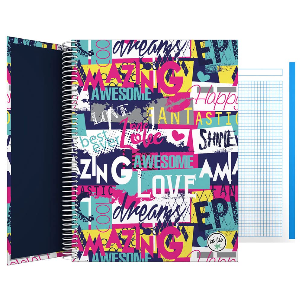 Grafoplas A4 pad grid 5mm hardcover 100hj 90g Amazing Be You