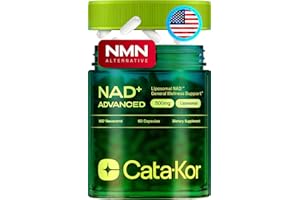 Cata-Kor Liposomal NAD Supplement with Resveratrol – NMN Supplement Alternative – Third-Party Tested – 30-Day Supply – Advanced NAD+ Resveratrol