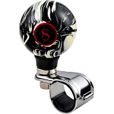 Lunsom Steering Wheel Power Handle, Car Turning Helper Suicide Knobs Steering Wheel Spinner Knob Fit for Tractors, Forklifts, Lawn Mowers,No.8