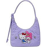 BAGGU Mini Nylon Shoulder Bag - Embroidered Hello Kitty & My Melody