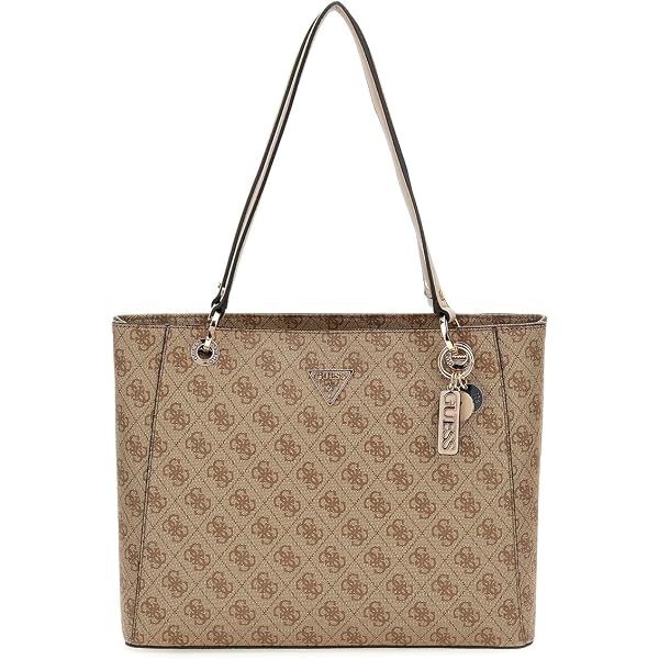 GUESS HWSG8778230CLO MERIDIAN GIRLFRIEND TOTE Donna COAL LOGO Taglia Unica