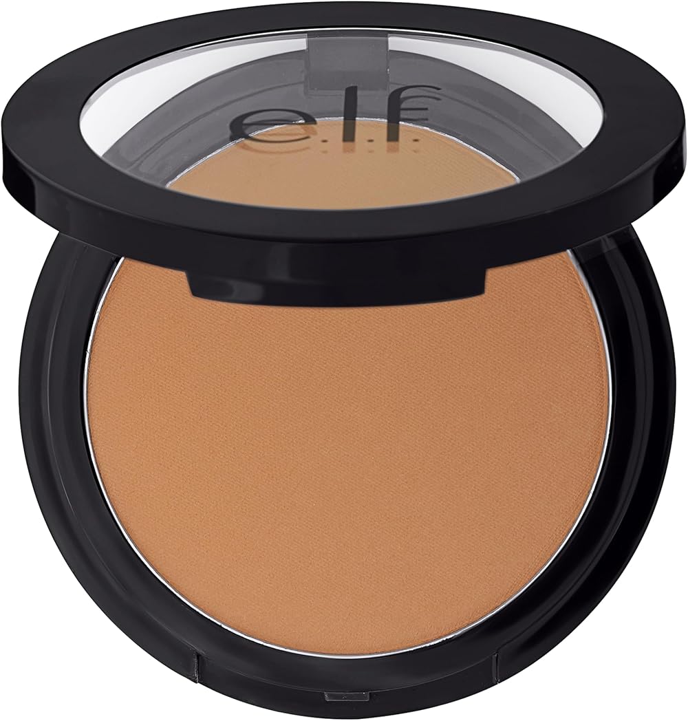 e.l.f. Primer-Infused Matte Bronzer - Long-Lasting Sun-Kissed Glow
