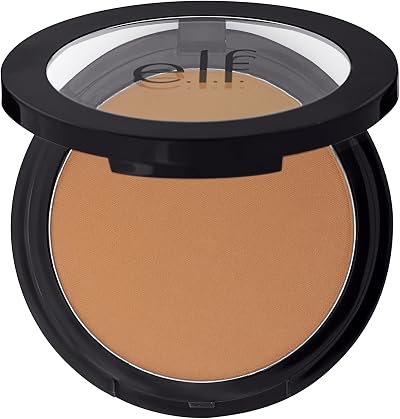 e.l.f. Primer-Infused Matte Bronzer - Long-Lasting Sun-Kissed Glow