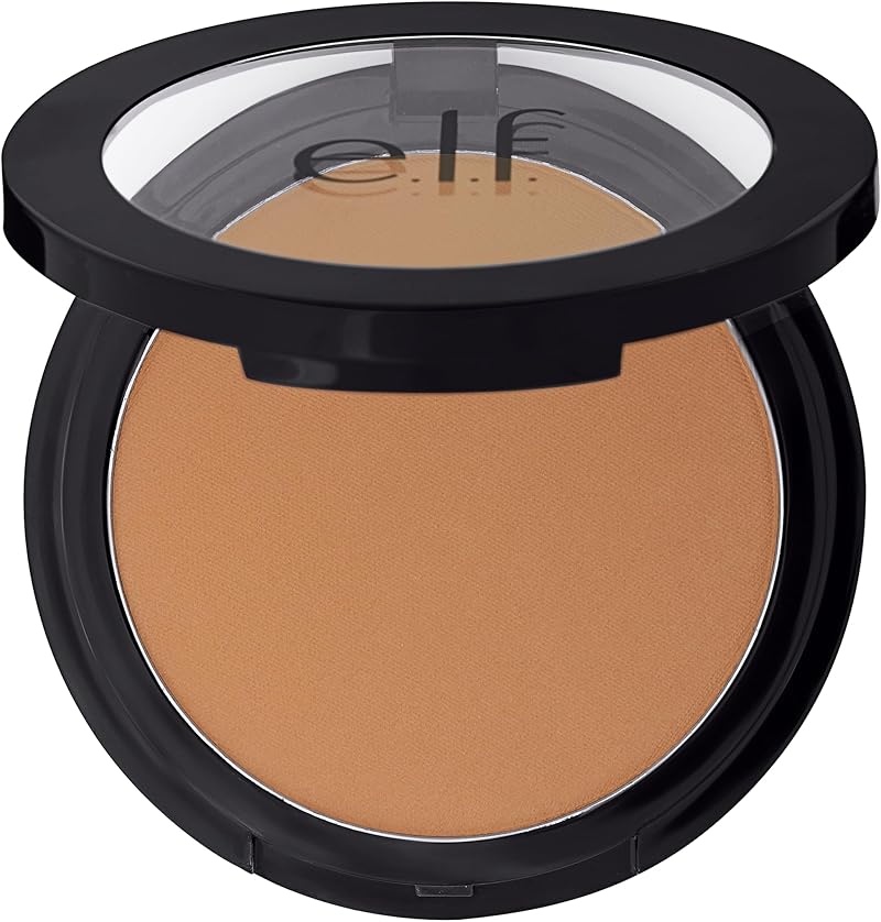 e.l.f. Primer-Infused Matte Bronzer - Long-Lasting Sun-Kissed Glow