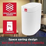 5 Litre Auto Sensor Dust Bin White Grey Trim 2 Year Guarantee view 5