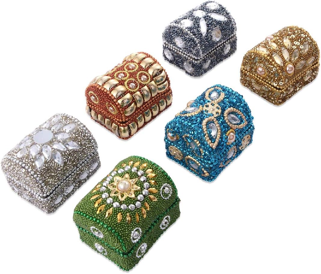 Shop LC Delivering Joy Mini Treasure Chests Trinket Boxes
