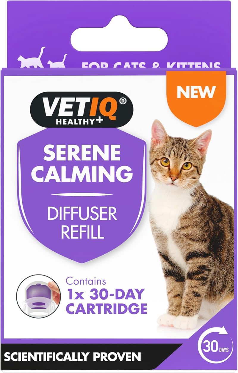 VETIQ Serene Calming Refill for Diffuser Cats & Kittens 6 ml Pack of 1