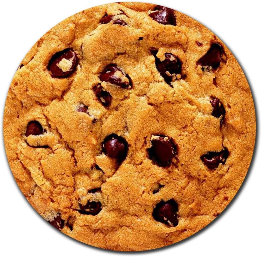 Delicious Chocolate Chip Cookie Round Mouse Pad