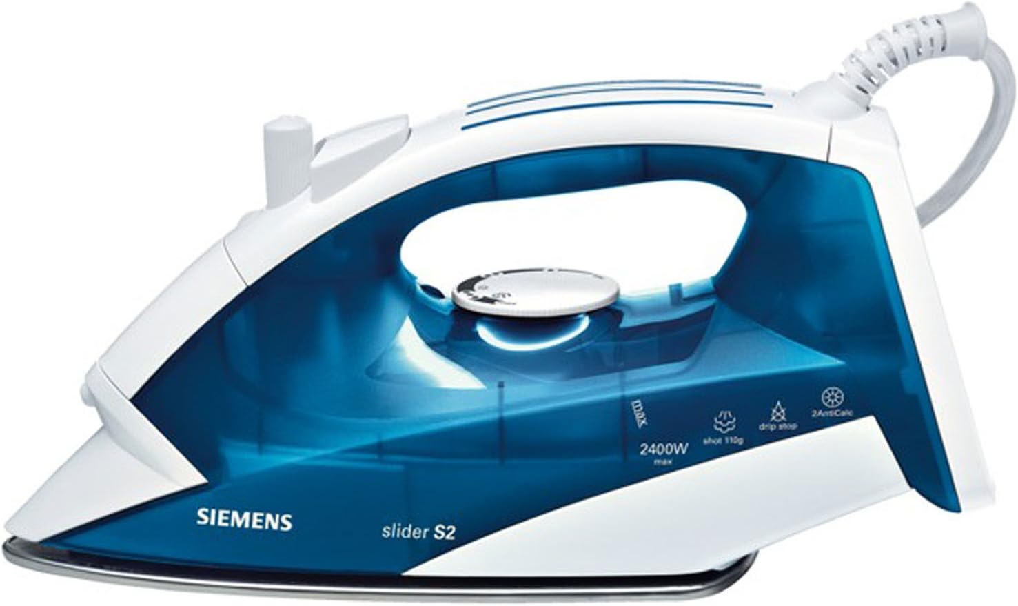 Siemens Tb36121 - Plancha vapor 2400W, vapor 35G/Min, Golpe vapor ...