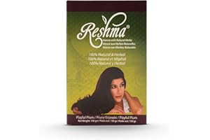 Reshma Beauty Classic Henna Hair Color | 100% Natural, For Soft Shiny Hair | Henna Hair Color, Gray Coverage| Ayurveda Hair Products (Playful Plum, Pack Of 1)