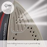 Morphy Richards Turbosteam Pro Pearl Ceramic Iron 3100W 0.4L Black Red view 5
