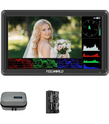 Amazon.com : FEELWORLD FW568 V3 6 Inch Camera Field Monitor with