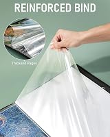 Nicpro Art Portfolio 11x17 Large Portfolio Binder 60 Pages 30 Pockets view 4