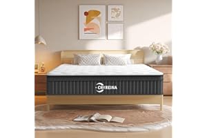 CRYREINA Full Mattress, Full Size Mattresses 10 Inch, Hybrid Pocketed Coil Mattress in a Box, Medium Firm, 100 Nights Trial