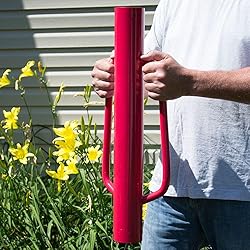 MAT 901147A Steel Head Fence Post Driver with Handles