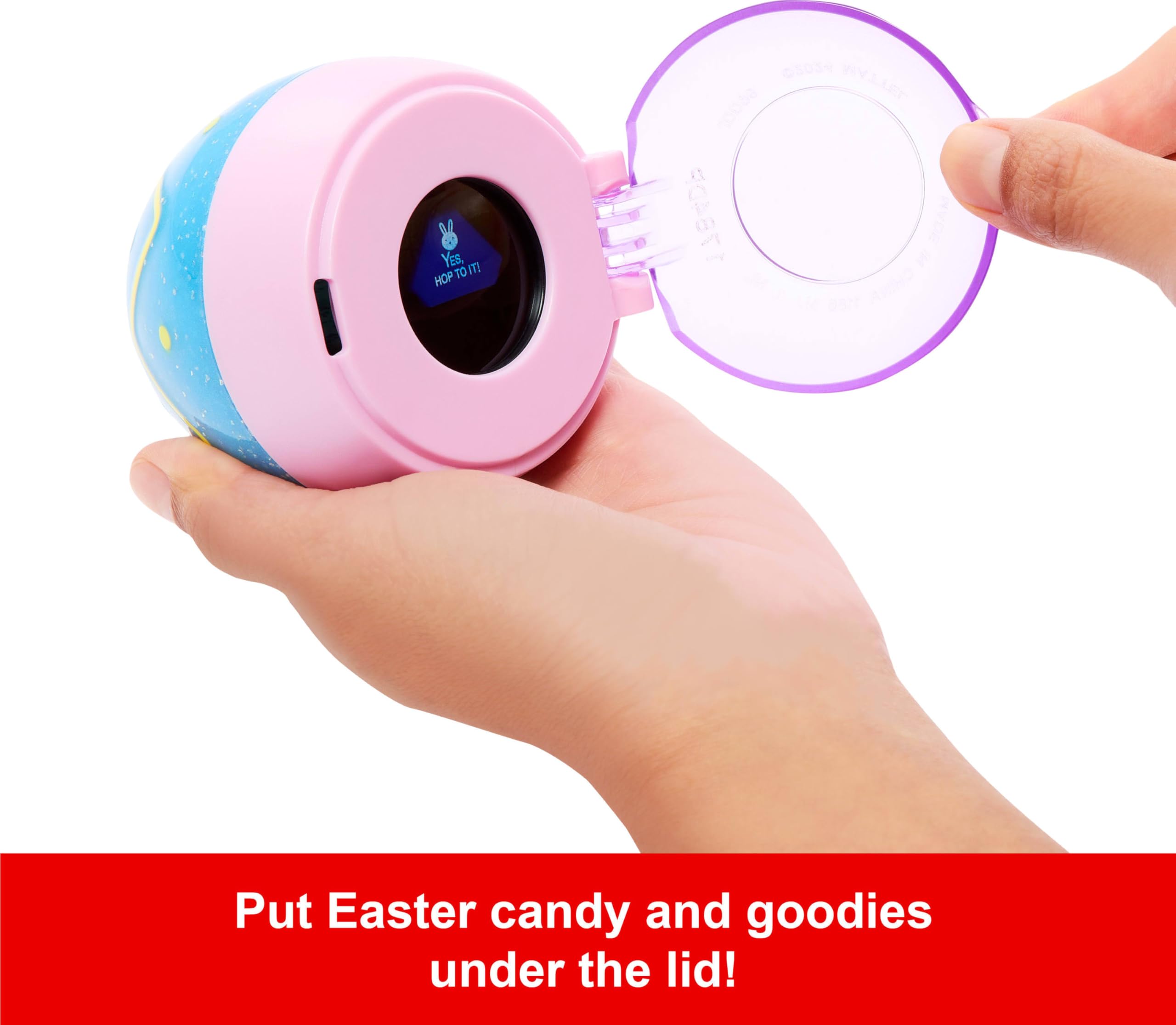 Mattel Games Easter Magic 8 Ball Novelty Toy, Fortune-Telling Easter Egg with Holiday-Themed Answers for Kids, Adults & Families