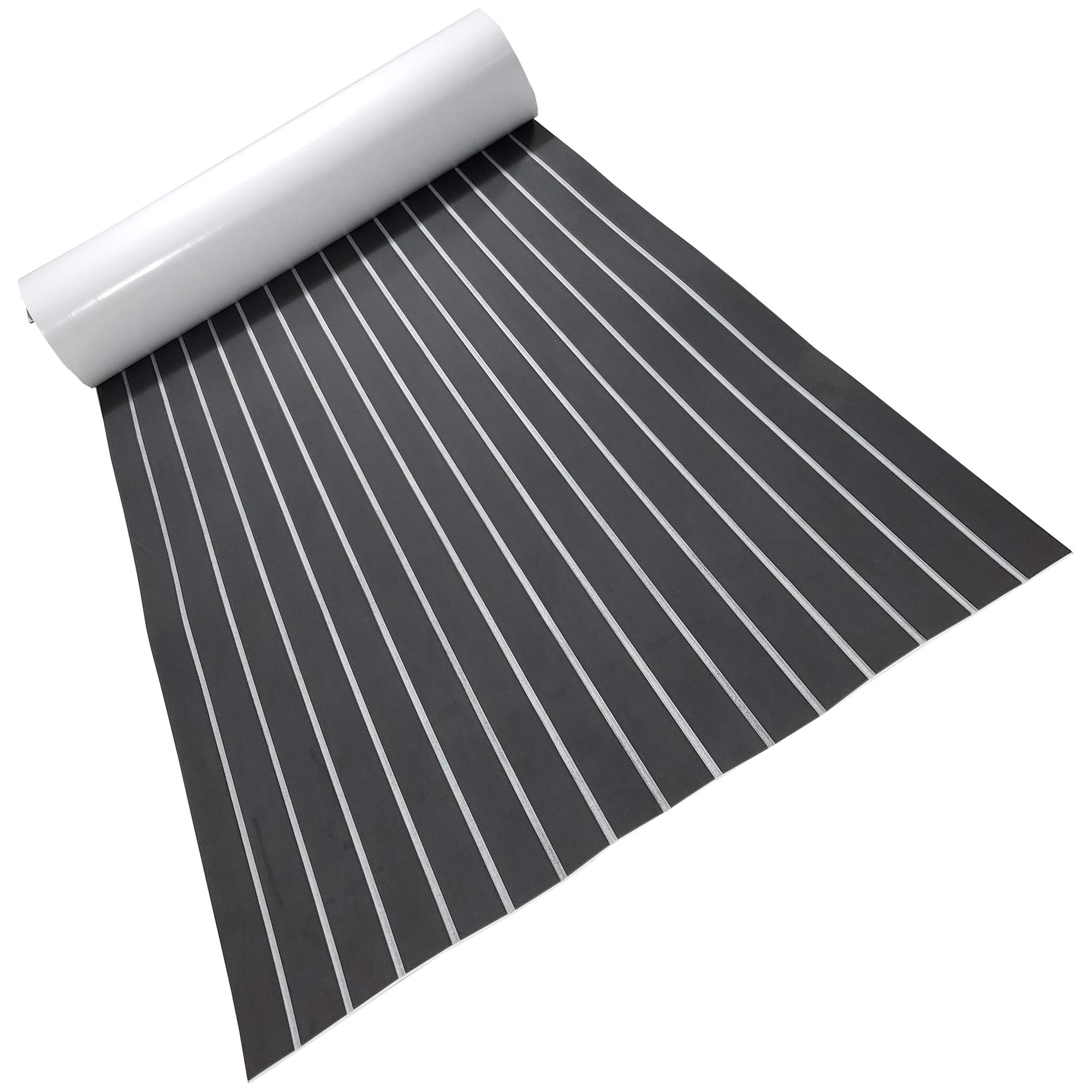 Buy CNLZ 94.5"X35.4" Yacht Decorative mat EVA Foam Faux Teak Decking