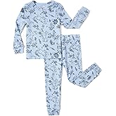 PATPAT Toddler Pajama Set with Premium Soft Wool & Tencel Blend, Snug Fit Pjs Temp-Balancing Sleeper for Kids Baby Boy Girl
