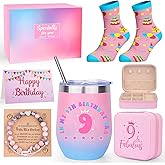 TOUPONS 9 Year Old Girl Birthday Gifts, Best 9th Birthday Gifts for Girls, Gift Ideas for 9 Year Old Girls, Happy 9th Birthday Gift, Nine Yrs Old Christmas Gifts for Daughter Niece Granddaughter