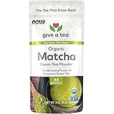 NOW Foods, Certified Organic Matcha Green Tea Powder, Non-GMO Project Verified, 3-Ounce