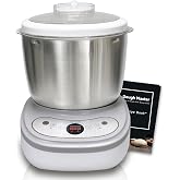 Dough Maker with Ferment Function 7.4Qt Large Capacity Dough Mixer,Commercial&amp; Household Bread Mixer forPizza, Noodles, Bread,Sourdough Kneading Machine with Stainless Steel Bow, Face-up Touch Panel