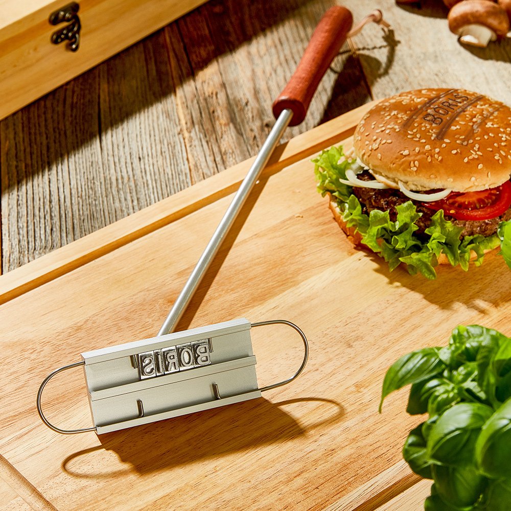 BBQ Branding Iron with Changeable Letters - Barbecue Accessories – The Crazy Kitchen Branding Tool