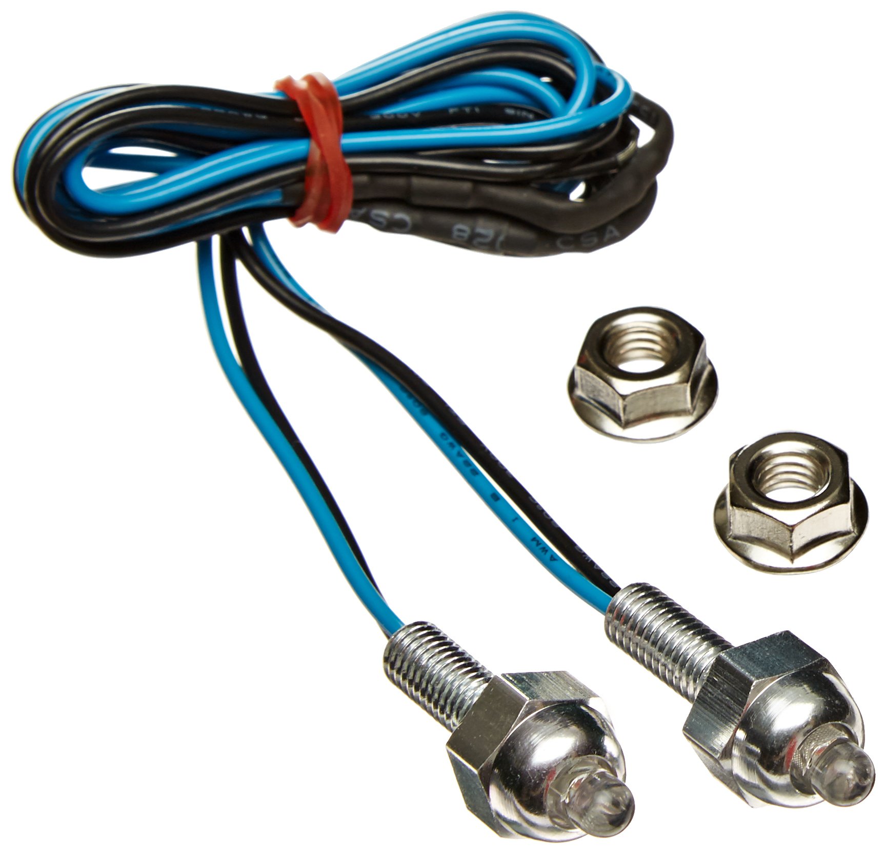 Gear Gremlin GG315SBL Universal LED Accent Light with Casing, Silver/Blue, Set of 2