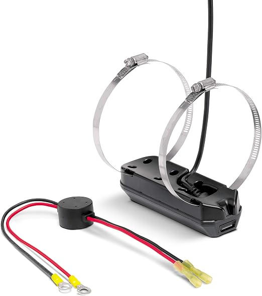 Humminbird 710281-1 XTM 9 HW MDI T HELIX (MEGA Down Imaging+) Dual Spectrum CHIRP with Temperature Trolling Motor Transducer,Black
