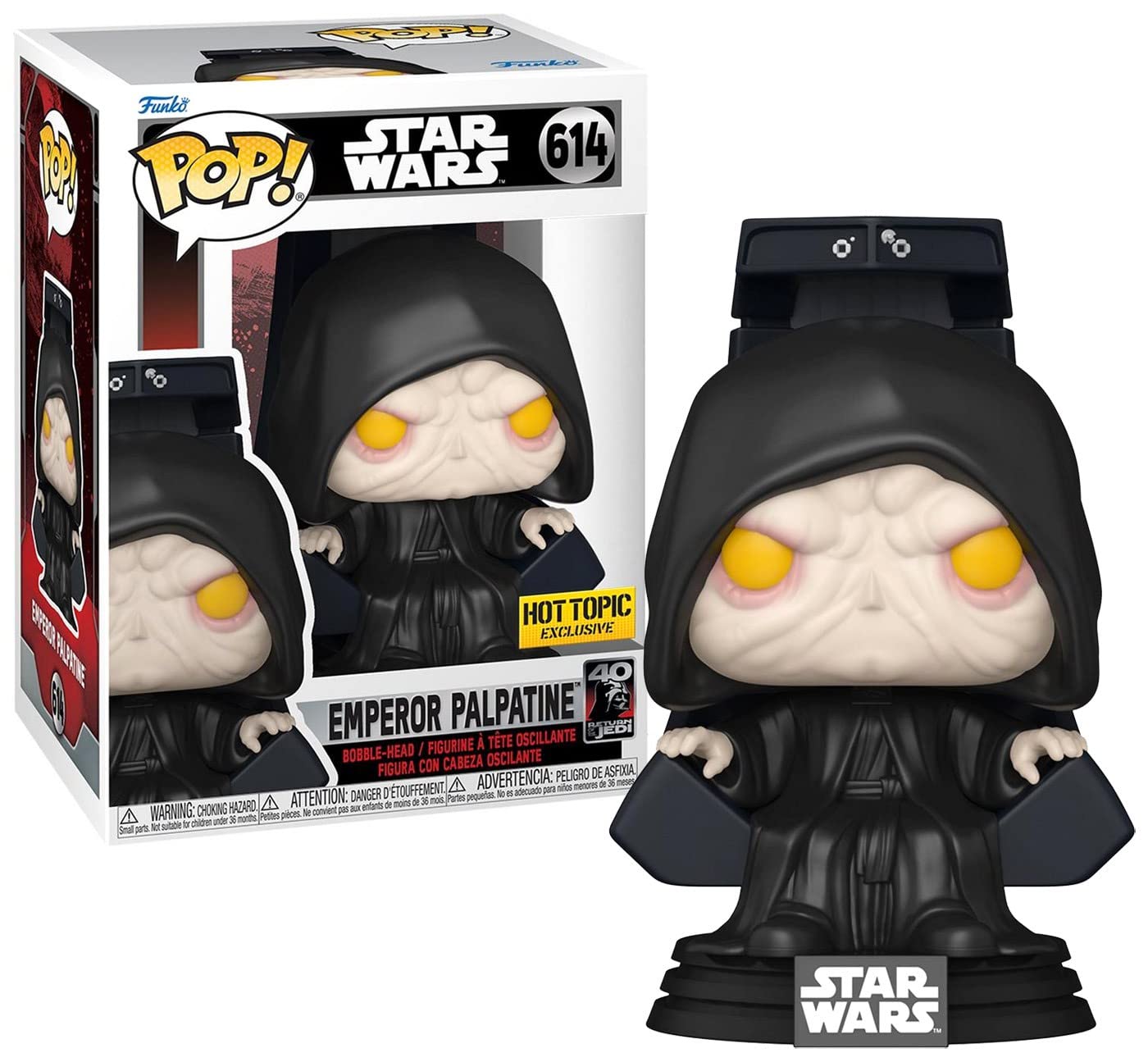Funko Star Wars - Emperor Palpatine Pop!