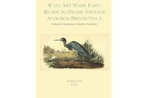 Wall Art Made Easy: Ready to Frame Vintage Audubon Prints Vol 6: 30 Beautiful Illustrations to Transform Your Home