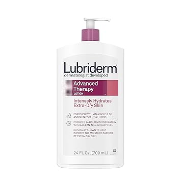 Lubriderm Advanced Therapy Lotion For Extra Dry Skin, 24 Fl. Oz. (Pack of 3)