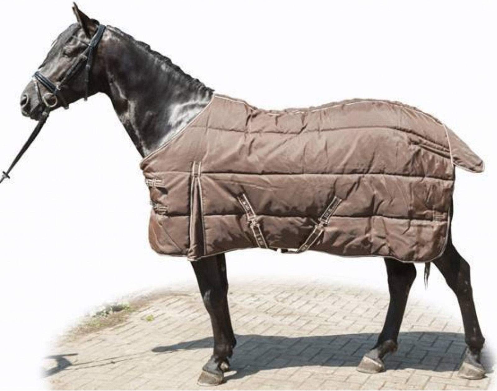 Hkm 4000315659753 Winter Stable Blanket 1200d with Walking Pleat 2400 Brown 145