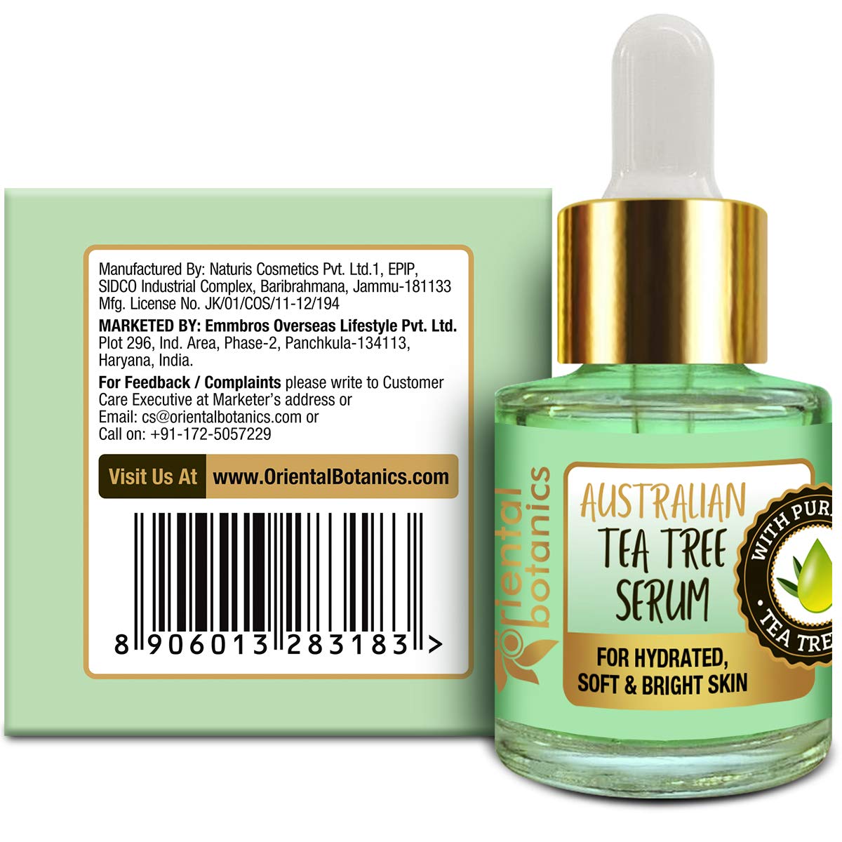oriental botanics tea tree serum