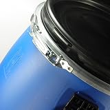 Pluto Packaging 60L Blue Open Top Barrel with Lid Food Grade UN Approved view 3